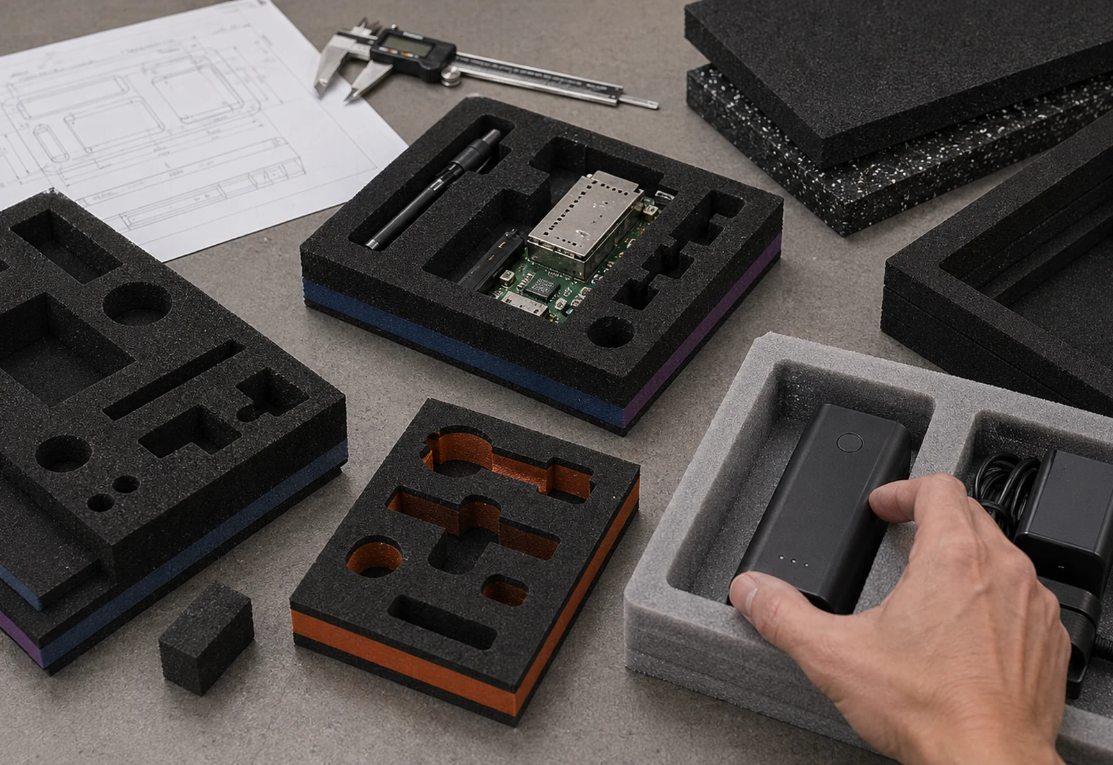 Foam Insert Prototype Samples